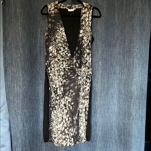 Womens Large Pure DKNY Elegant Comfortable Black Sleeveless Dress